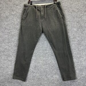 Selected Homme Heritage Pants Mens 36x30 Gray Anti Fit Jogger Casual Tapered Leg